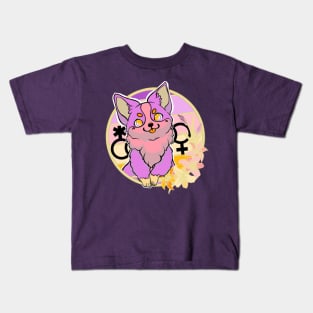 Trixic corgi (w symbol) Kids T-Shirt